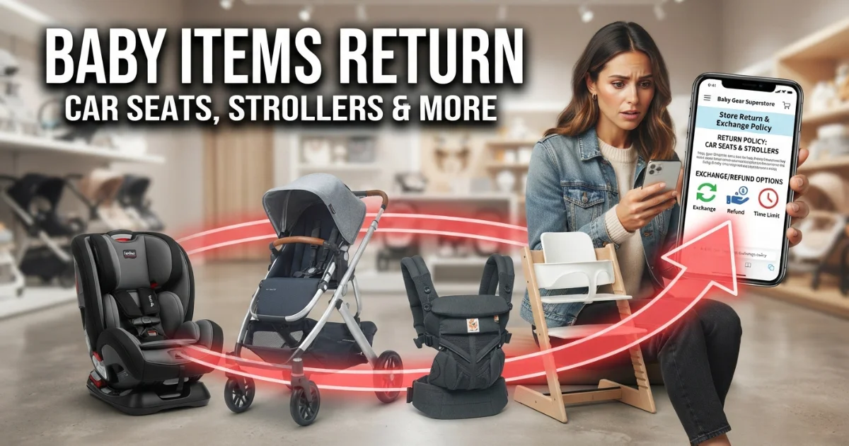 Baby Items Return Policy Guide Car Seats, Strollers & More