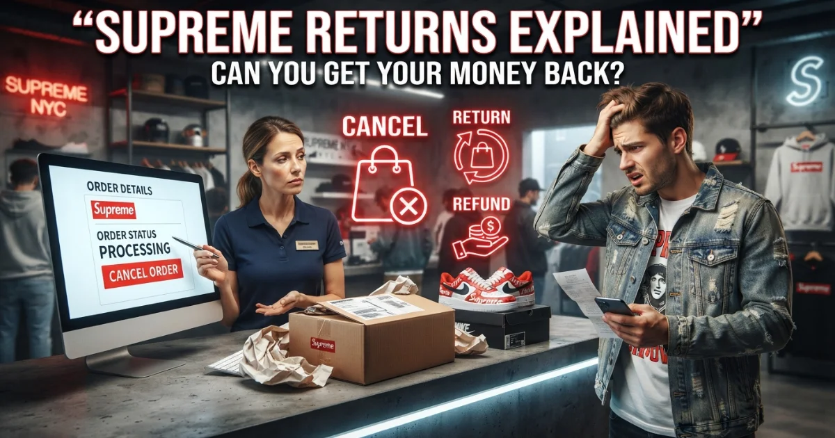 Can You Cancel a Supreme Online Order? Return Policy Explained