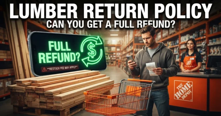 Home Depot Lumber Return Policy — Can You Get a Full Refund