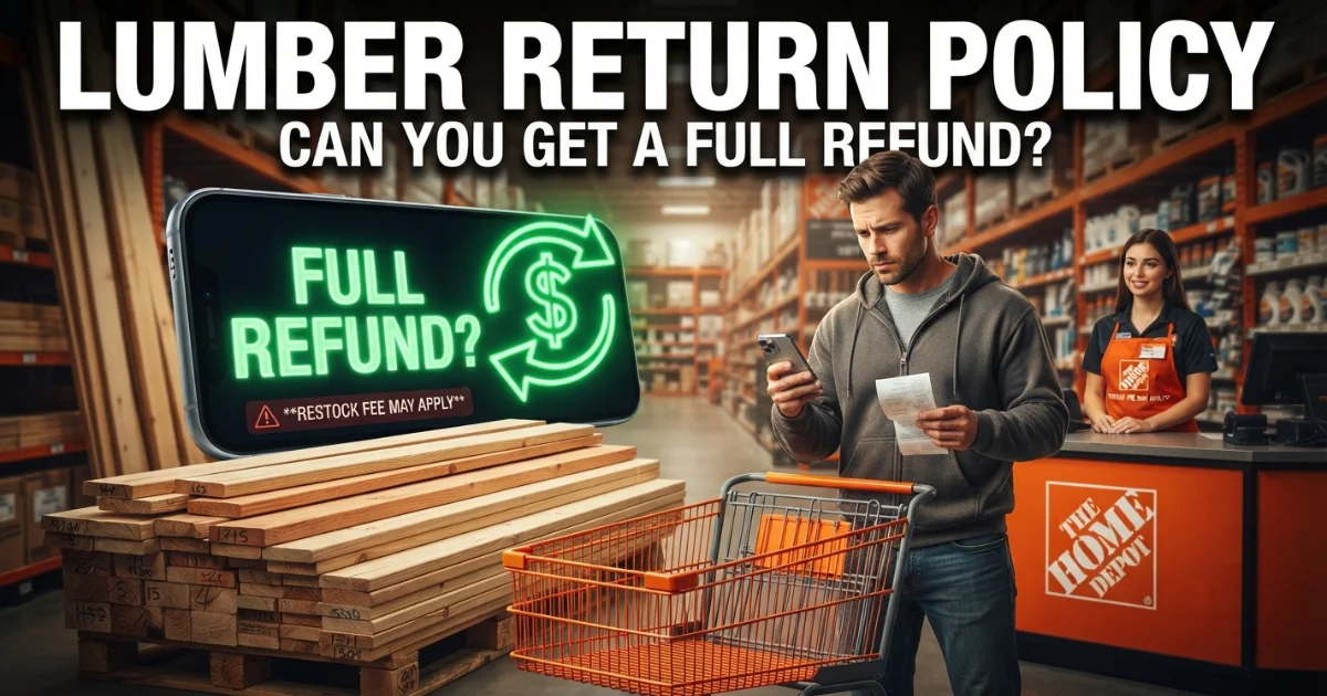 Home Depot Lumber Return Policy — Can You Get a Full Refund