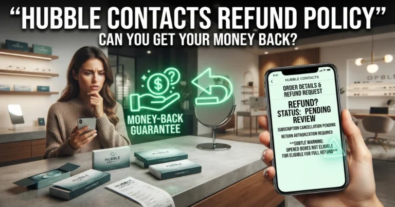 Hubble Contacts Refund Policy — Can You Get Your Money Back