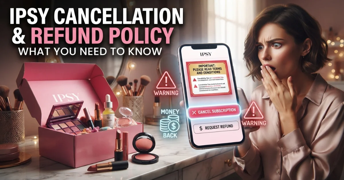 Ipsy Cancellation & Refund Policy — What You Need to Know