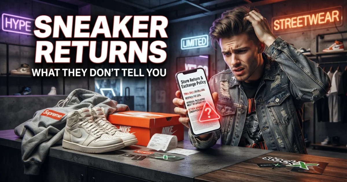 Streetwear & Sneaker Returns — What They DON’T Tell You