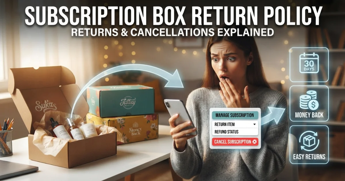 Subscription Box Return and Cancellation Policies Explained