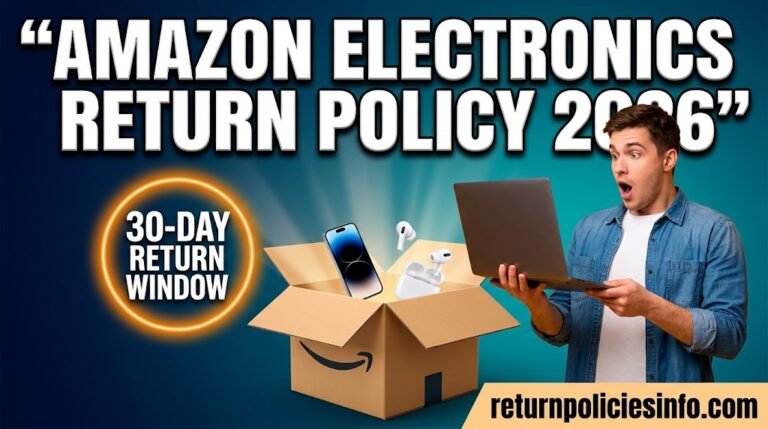 Amazon Electronics Return Policy 2026: The Ultimate Guide to Returns, Refunds & Exceptions