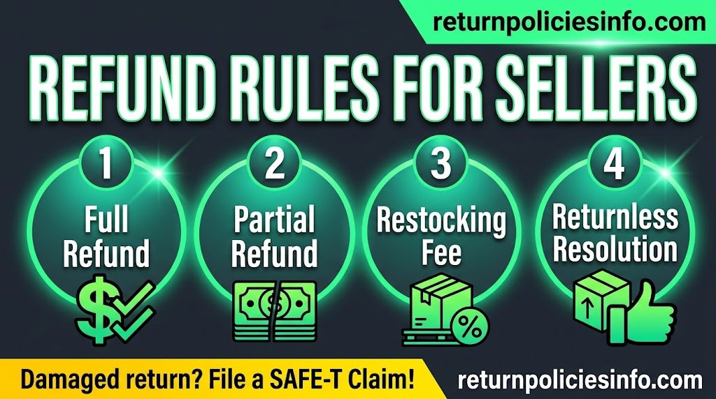 Amazon Refund Rules for Sellers: Concessions, Partial Refunds and Restocking Fees