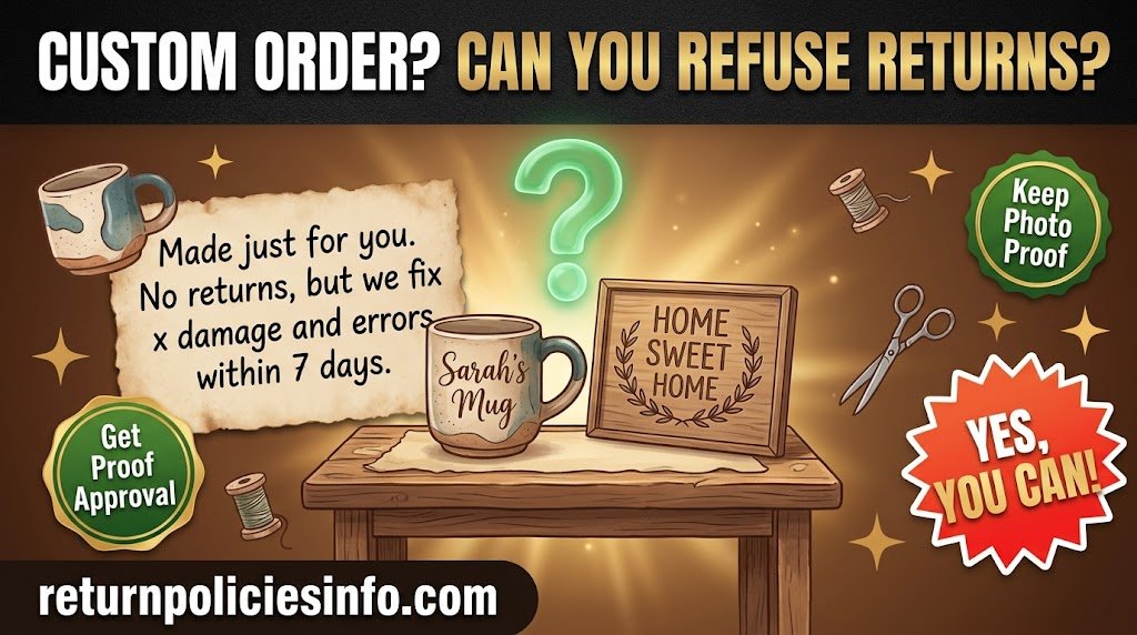 Etsy Return Policy for Custom and Personalized Items