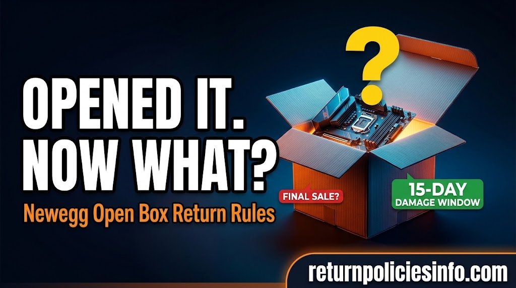 Newegg Return Policy Opened Box: What Buyers Need to Know