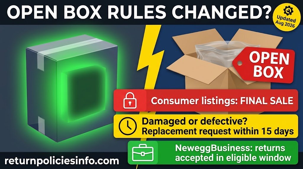 What Is the Newegg Open Box Return Policy?