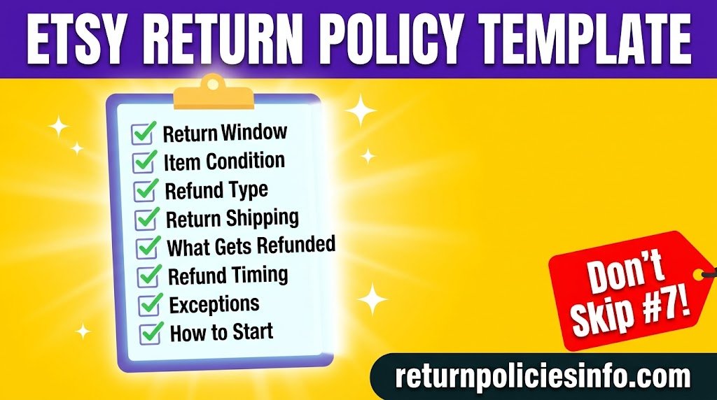 What an Etsy Seller Return Policy Template Should Include